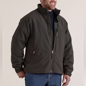 Duluth Trading Co Men’s Grab Fleece-Lined Jacket Black Size 3XL EUC Style 26711